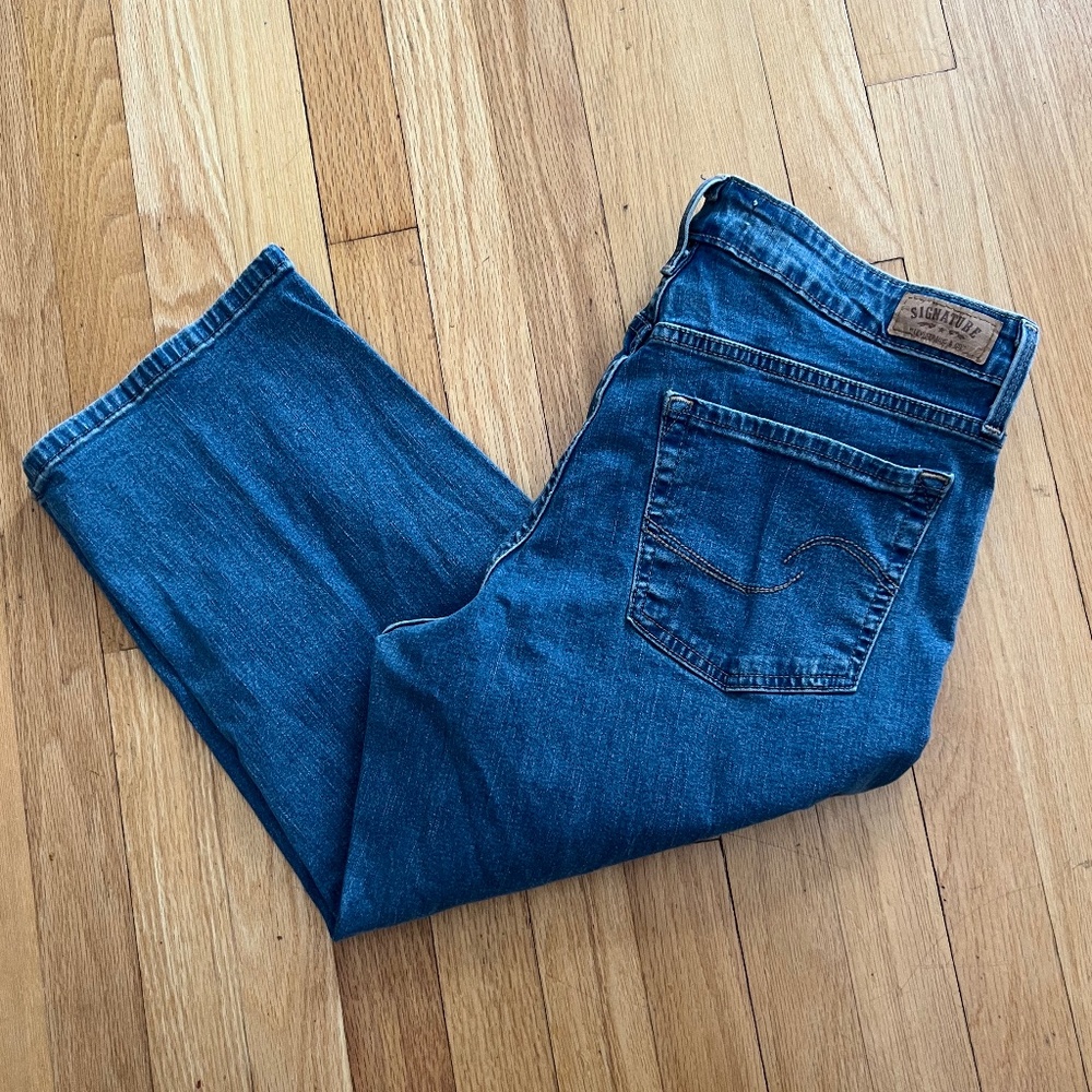Levi's® Womens Mid Rise Capris Jean sz 14